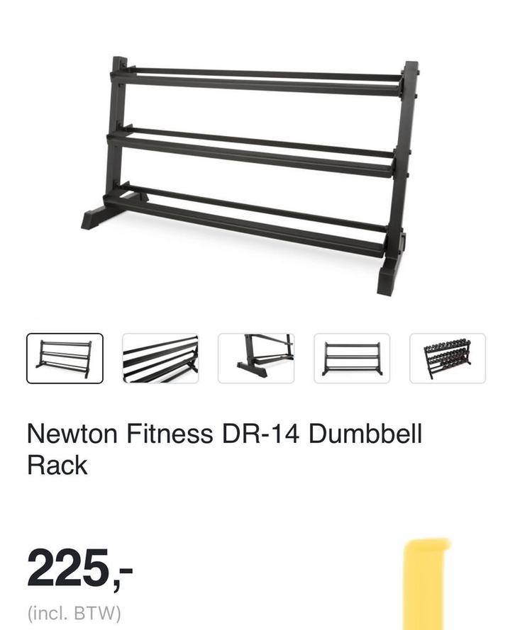 Dumbbell rek halterrek, Sport en Fitness, Fitnessmaterialen, Zo goed als nieuw, Dumbbell, Ophalen