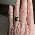 Mooie nieuwe zilveren ring,bruine cultive zoetw.parel mt 17+, Bruin, Nieuw, Ophalen of Verzenden, 17 tot 18