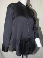 Nieuwe zwarte Zara blouse mt XS glanzend, Nieuw, Ophalen of Verzenden, Maat 34 (XS) of kleiner, Zara