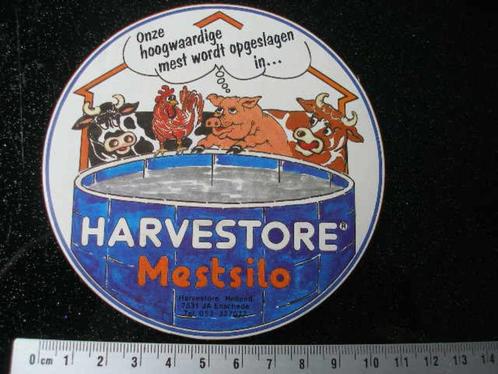 sticker harvestore mestsilo logo boerderij dieren humor, Verzamelen, Stickers, Zo goed als nieuw, Merk, Verzenden