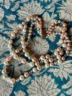 Antieke parelketting aurora borealis AM. DBL verguld ketting, Sieraden, Tassen en Uiterlijk, Antieke sieraden, Ophalen of Verzenden