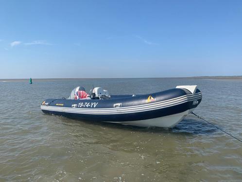 Rib 580 met 75pk 4t, Watersport en Boten, Bootonderdelen, Gebruikt, Motor en Techniek, Motorboot, Ophalen of Verzenden