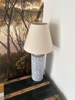 Mooie keramieke blauw-witte tafellamp, Ophalen of Verzenden, Zo goed als nieuw, Minder dan 50 cm