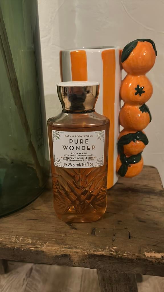 Bath & body works pure wonder body wash 295 ml nieuw, Verzenden, Nieuw, Bad & Douche