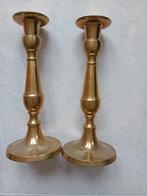 Stel antieke kandelaars., Gebruikt, Ophalen of Verzenden, Kandelaar, 25 tot 50 cm