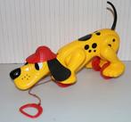 Playskool Digger the dog Rufi speurneus vintage pull-a-long, Ophalen of Verzenden, Zo goed als nieuw, Overige typen, Met wieltjes