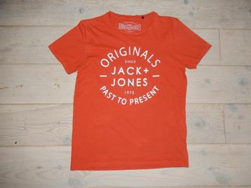* Jack & Jones  oranje t-shirt maat s *