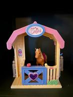Fisher Price paardenstal met paard pony sinterklaas meisje, Ophalen, Zo goed als nieuw, Speelset