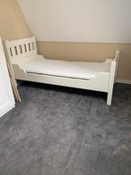 Eenpersoons bed, Ophalen, 90 cm, Eenpersoons, Wit