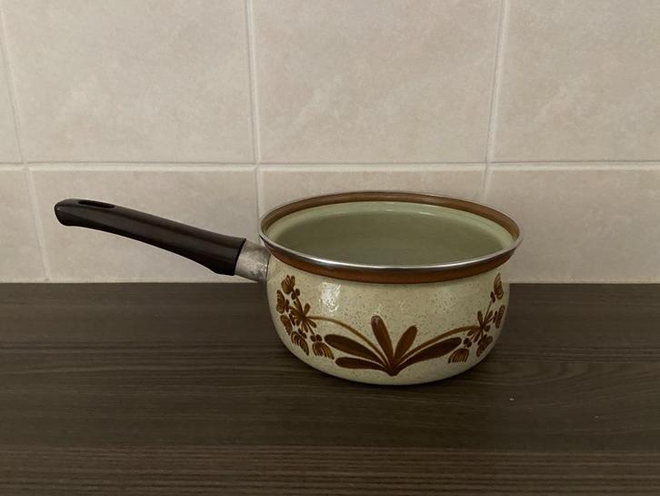 Vintage steelpan, Huis en Inrichting, Keuken | Potten en Pannen, Gebruikt, Ophalen of Verzenden