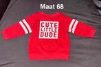 Rode trui maat 68 Baby Club, Truitje of Vestje, Babyclub, Ophalen of Verzenden, Zo goed als nieuw