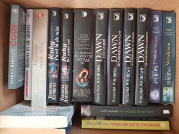 Meerderere boeken van Verginia Andews en andere schrijvers beschikbaar voor biedingen
