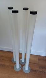 Adils IKEA tafelpoten wit 70 cm verstelbaar, Huis en Inrichting, Tafelonderdelen, Ophalen, 50 tot 100 cm, Rond, 50 tot 100 cm