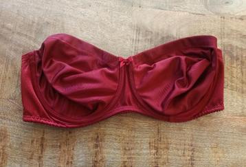 Prima donna bh satin 80 D ZGAN Rood 80D strapless beschikbaar voor biedingen