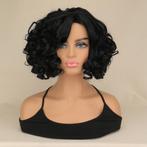 Zwarte Krullende Korte Afro Pruik Haar Dames Vrouwen Zwart, Verzenden, Nieuw, Pruik of Haarverlenging