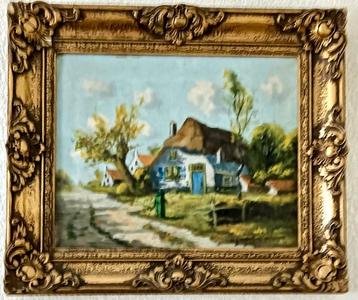 Leuk schilderij van een hoeve beschikbaar voor biedingen