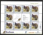 Vel persoonlijke zegels, Vogels Korhoen postfris, Postzegels en Munten, Postzegels | Nederland, Ophalen of Verzenden, Postfris