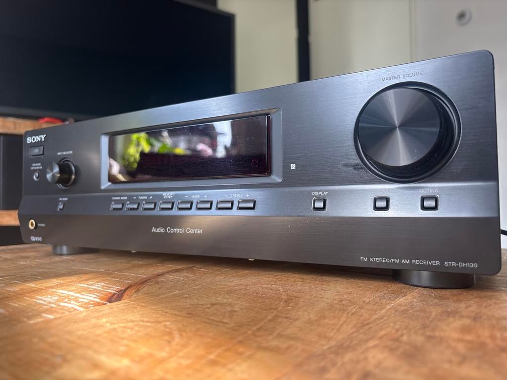 Sony STR-DH130 Stereo Receiver - Krachtig en Betrouwbaar, Ophalen, Gebruikt, 60 tot 120 watt, Sony