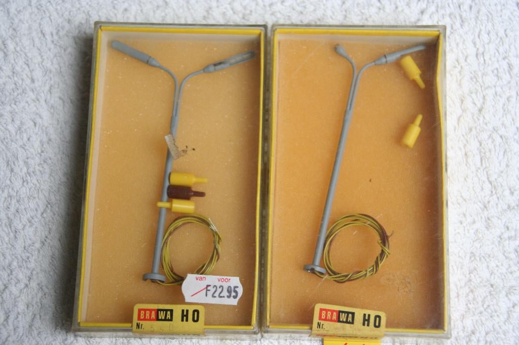 Brawa 540 HO dubbele lantarenpaal, Overige merken, Gelijkstroom of Wisselstroom, Overige typen, Nieuw