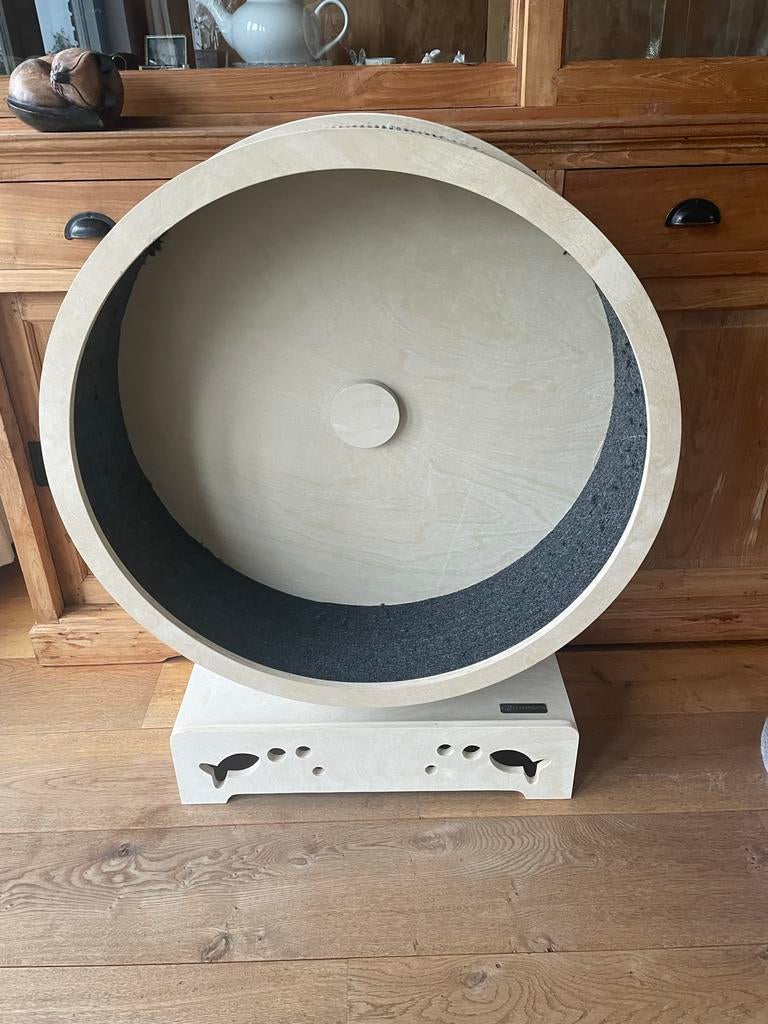 Kattenwiel / renwiel / looprad Flamingo, Dieren en Toebehoren, Ophalen of Verzenden, Zo goed als nieuw