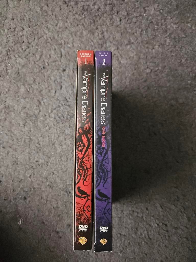 The Vampire Diaries Seizoen 1 & 2 DVD, Gebruikt, Boxset, Drama, Ophalen of Verzenden