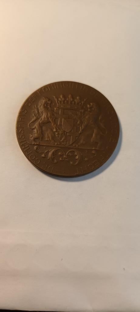 Oude Nederlandse penning met wapen en tekst, Postzegels en Munten, Munten | Nederland, Ophalen of Verzenden, Vóór koninkrijk, Overige waardes
