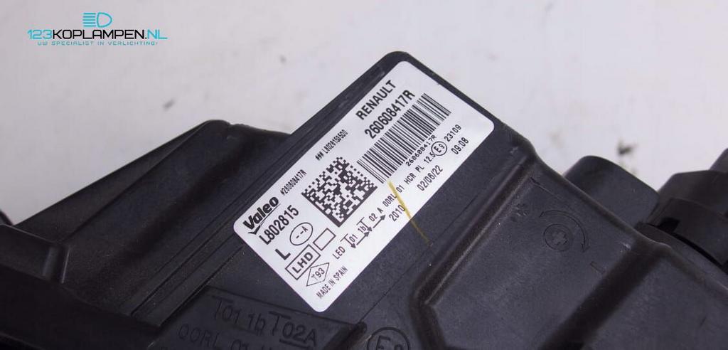 Renault Megane Facelift Full Led Koplamp links, Gebruikt, -, Renault, -
