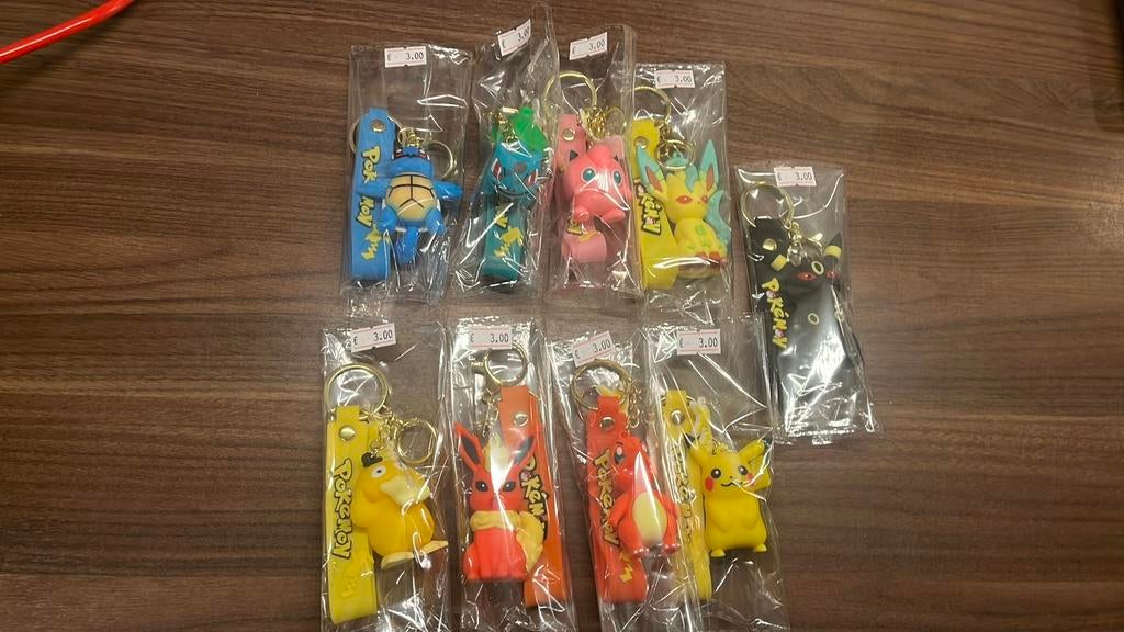 Pokemon sleutelhangers, Ophalen of Verzenden, Nieuw, Overige typen