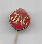 J.A.C. EMAILE JONGEREN AUTOMOBIEL CLUB. AUTO SPELD, Ophalen of Verzenden, Gebruikt, Transport, Speldje of Pin