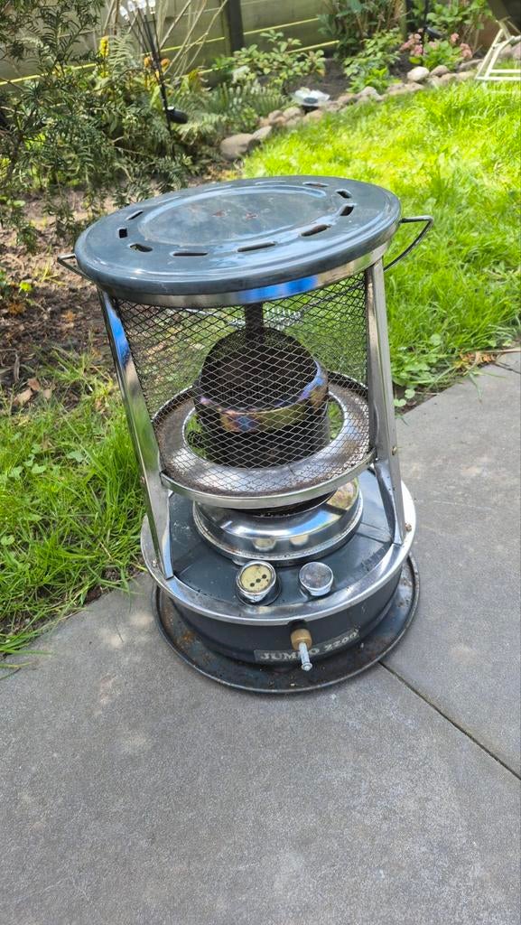 Petroleum kachel, Ophalen of Verzenden, Gebruikt, Hout, Vrijstaand