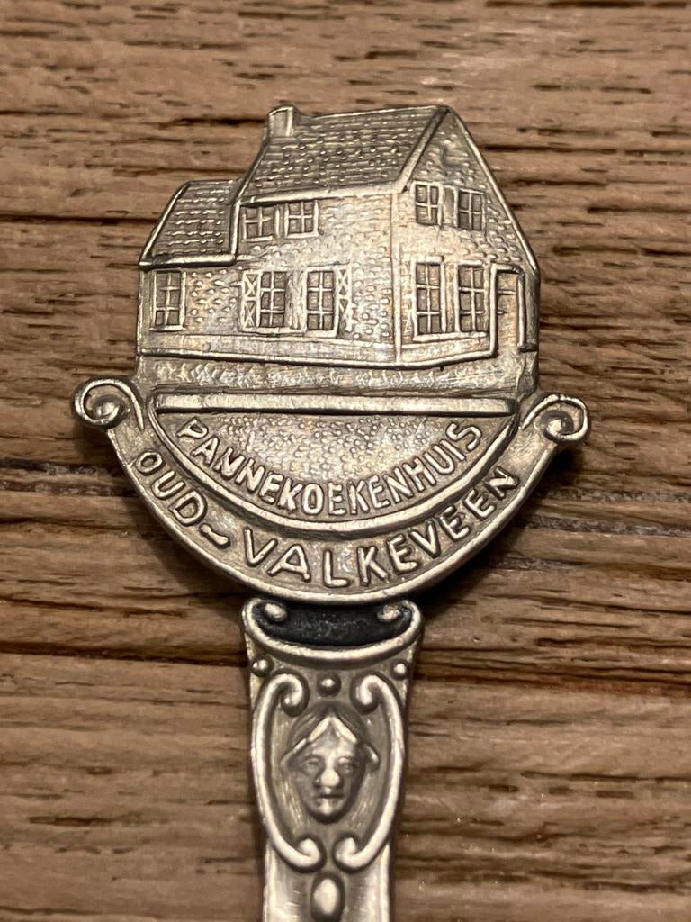 Zilverkleurig lepeltje Pannekoekenhuis Oud-Valkeveen, Ophalen of Verzenden