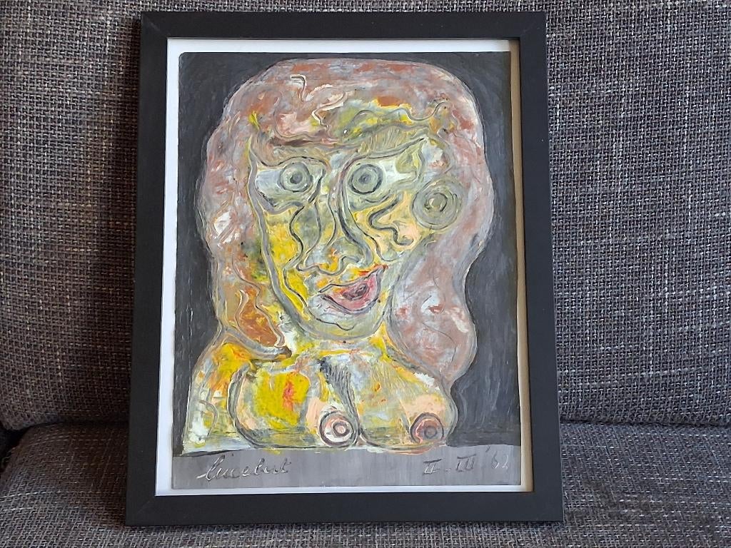 Gesigneerd portret schilderij, Ophalen