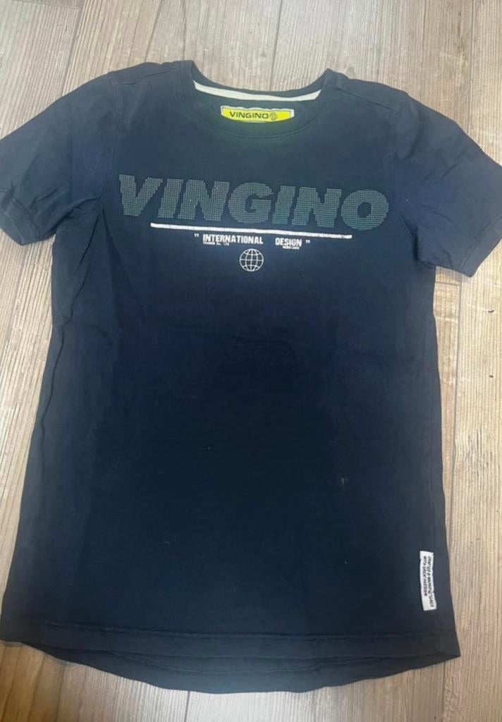 Shirt mt 128 van VINGINO €5,00, Kinderen en Baby's, Kinderkleding | Maat 128, Ophalen of Verzenden, Zo goed als nieuw, Jongen