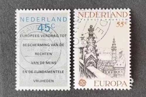 nederland nvph 1157 1158, Verzenden, Na 1940, Gestempeld