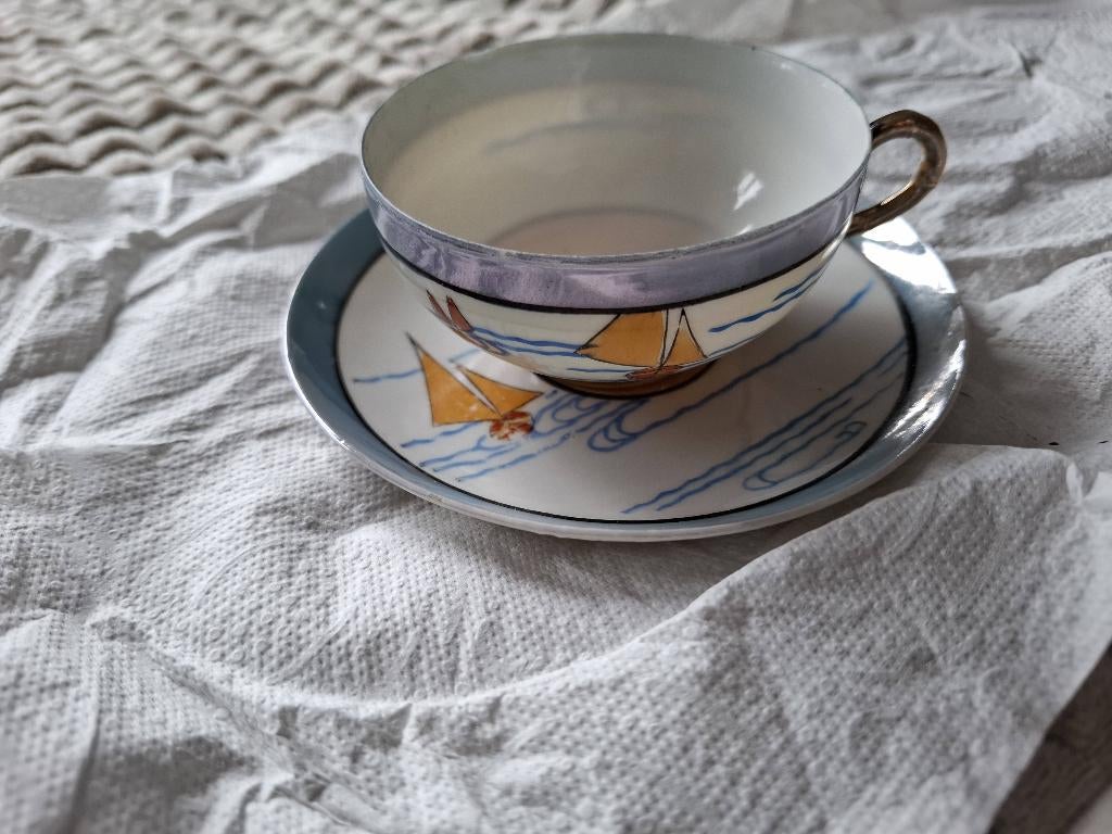 Chinees kop en schotel, Ophalen