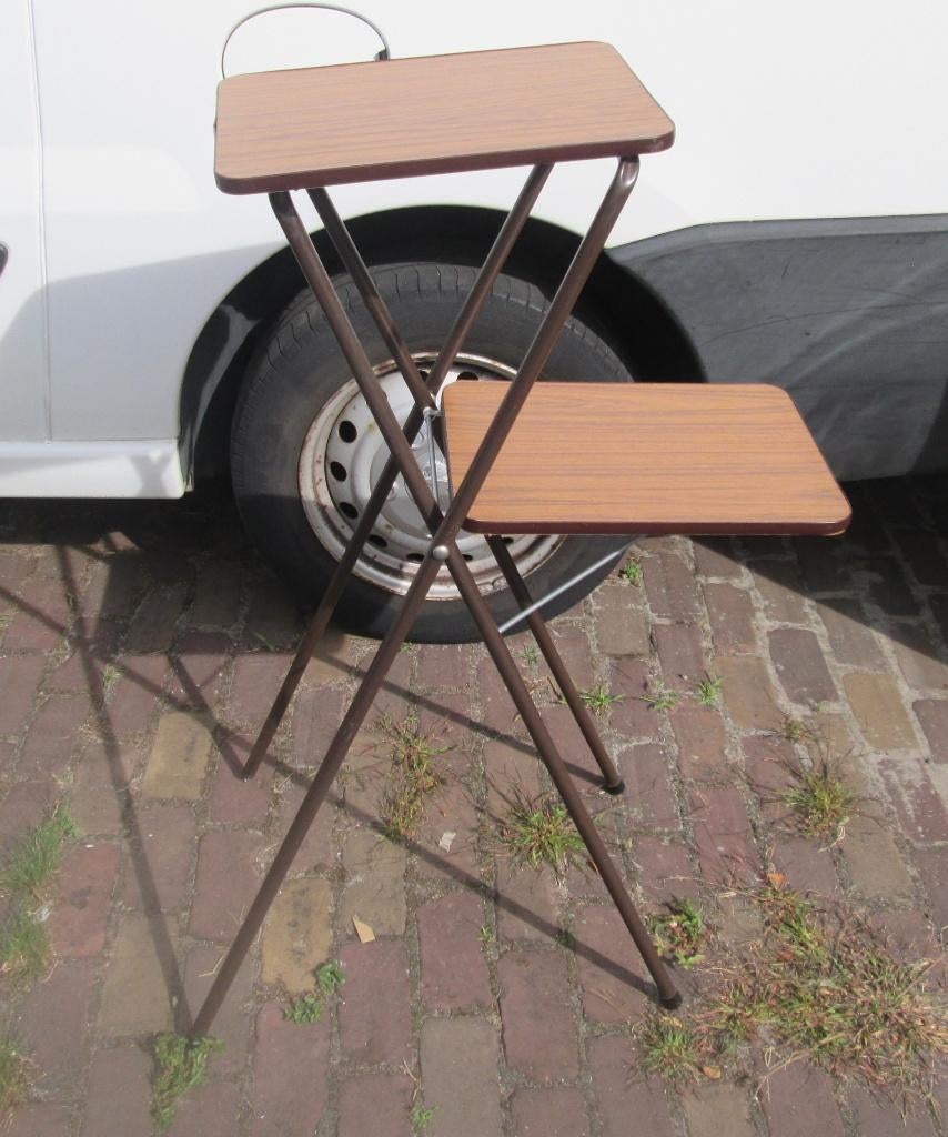 Prima Retro Projectietafel in metaal en formica, Ophalen of Verzenden, Huis en Inrichting