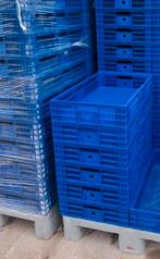 Partij van 50 blauwe kratten, Doe-het-zelf en Verbouw, Kratten en Dozen, Ophalen, Zo goed als nieuw, Nvt, Nvt