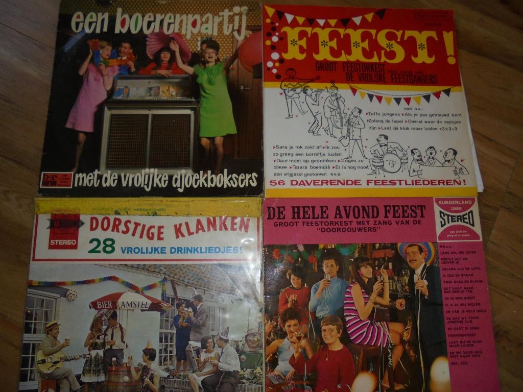F F F FEESTJE??????, Ophalen of Verzenden, Gebruikt, 12 inch, Levenslied of Smartlap