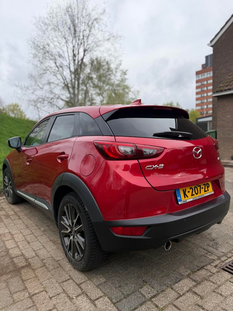 Mazda CX-3 2.0 Skyactiv-g 88KW 2016 Rood, Auto's, Mazda, Voorwielaandrijving, 1998 cc, Beige, 4 cilinders
