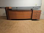 Mooi houten dressoir - 242x50x95 cm - Kantoormeubel, Overige houtsoorten, Met deur(en), Ophalen of Verzenden, 200 cm of meer