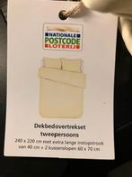 Dekbedovertrekset van de postcodeloterij, Huis en Inrichting, Beige, Dekbedovertrek, Ophalen of Verzenden, Nieuw