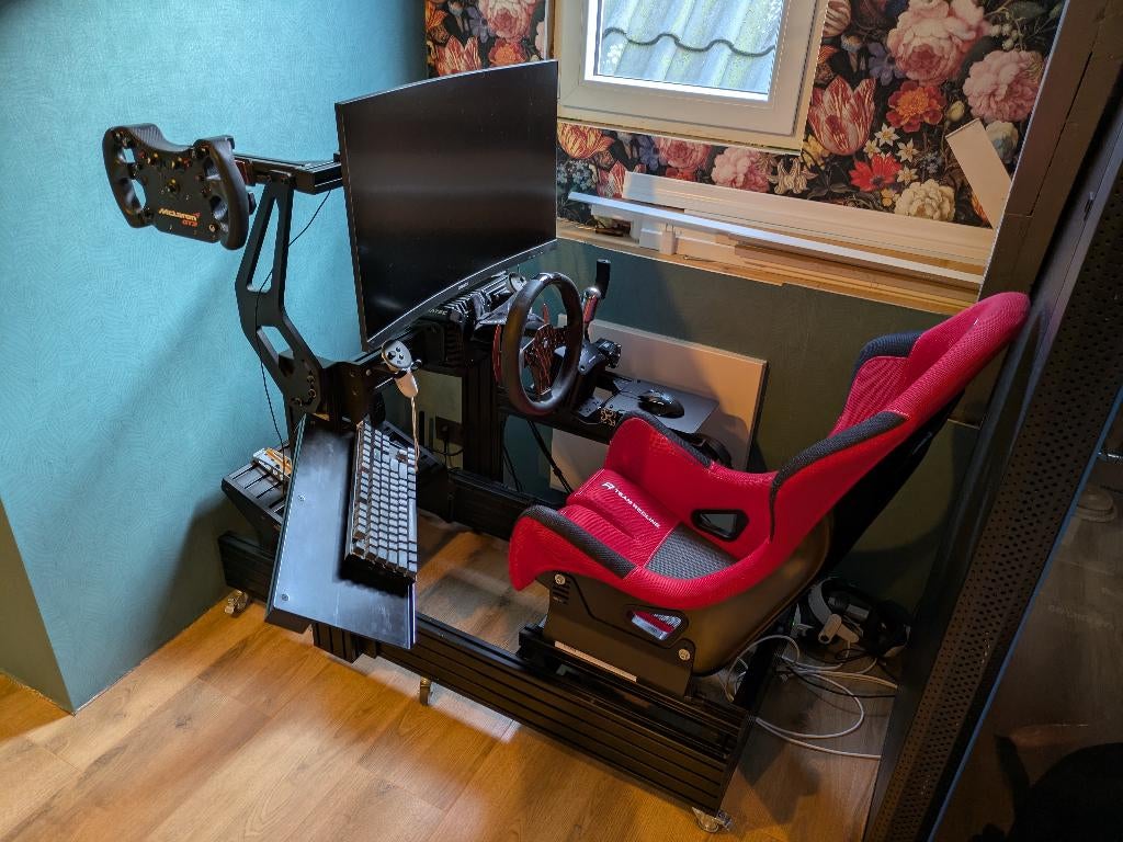 Sim Lab P1X / Fanatec Full Sim Rig – Ready to Race!, Ophalen, Racestoel, Overige merken, Zo goed als nieuw