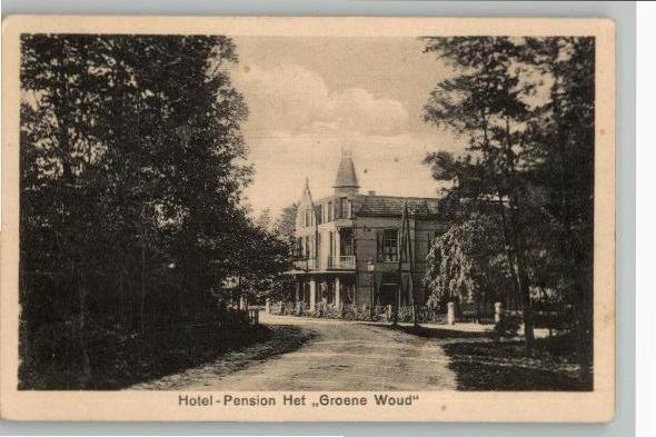Hotel Pension Het groene Woud st 1926, Verzamelen, Ansichtkaarten | Nederland, Gelopen, Gelderland, 1920 tot 1940, Verzenden