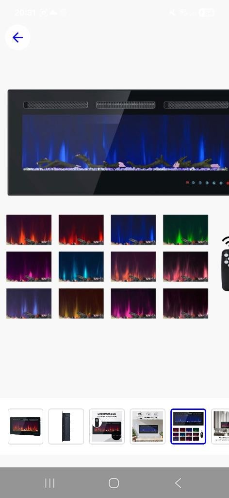 Inbouw openhaard, Ophalen, Nieuw, Inbouwhaard, Elektrische haard