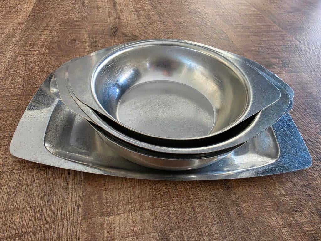 RVS Serveerbakjes / schalen, Ophalen of Verzenden