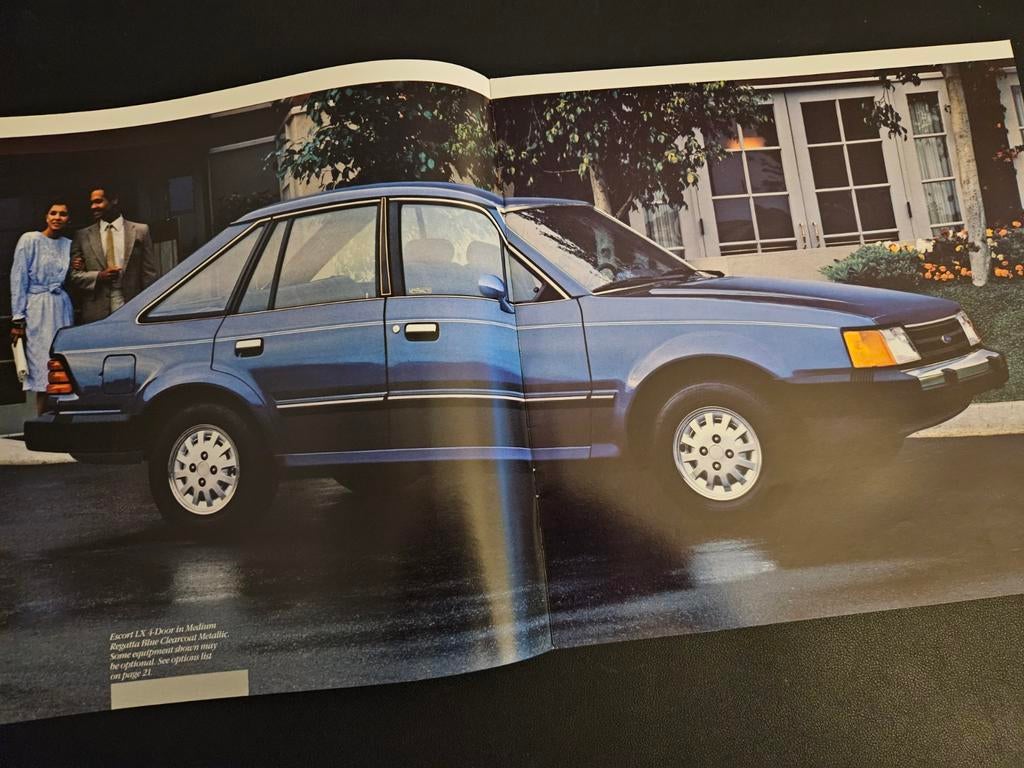Brochure Ford Escort 1986, Ophalen of Verzenden, Zo goed als nieuw, Ford