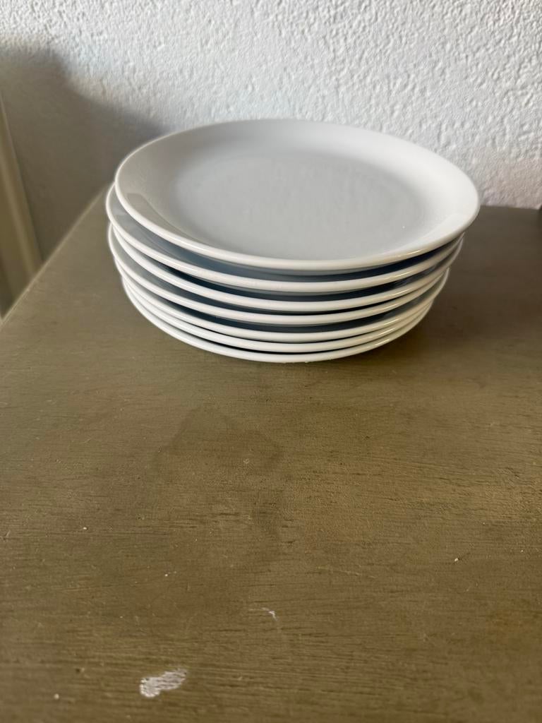 Villeroy en Boch 7 Vivo gebaksbordjes 17cm, Huis en Inrichting, Keuken | Servies, Ophalen of Verzenden, Zo goed als nieuw, Bord(en)