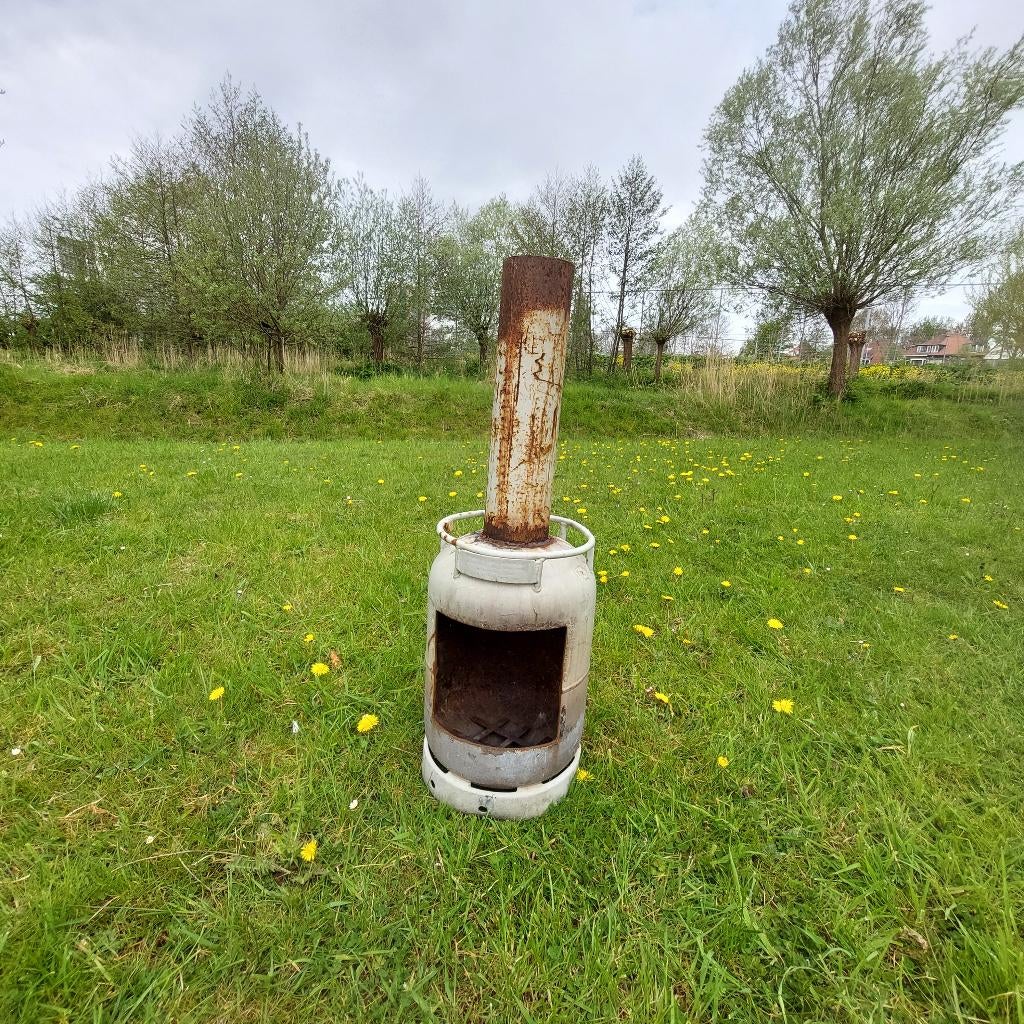 Tuinhaard van gasfles voor sfeervolle warme avonden, Tuin en Terras, Ophalen, Gebruikt