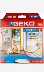 Geko tochtstrip D profile 6 m 2 tot 6 mm, Minder dan 4 cm, Overige materialen, Nieuw, Ophalen of Verzenden