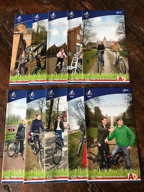 10 Verschillende Fietstochten Provincie Utrecht, Ophalen of Verzenden, Zo goed als nieuw, Overige typen